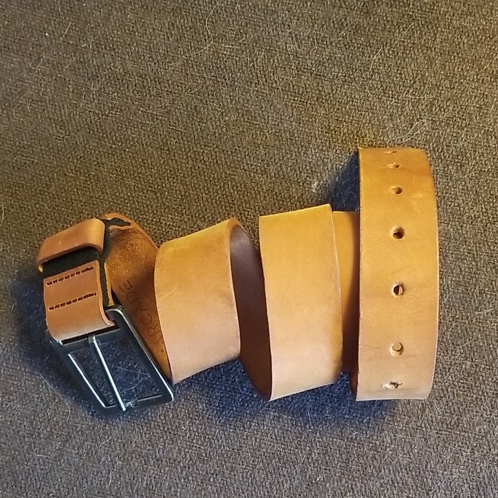 Tan Belt with Quality Leather and Natural Grain